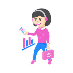 Financial Influencers Illustration