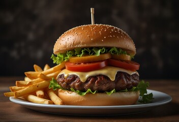 Burger Delight: Delight Your Palate with Gourmet Burgers & Crispy Fries! Satisfaction Guaranteed!