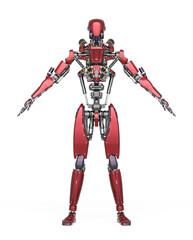 apocalypse cyborg in a pose