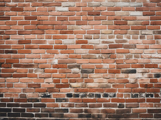 Background showcases a red brick wall texture in white with a wood terrace and world map