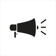 megaphone vector icon line template