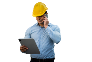 workers, engineers, staff, port maintenance, walkie talkie equipment, Tablet equipment for management