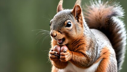 A-Squirrel-With-Cheeks-Bulging-From-Storing-Nuts-