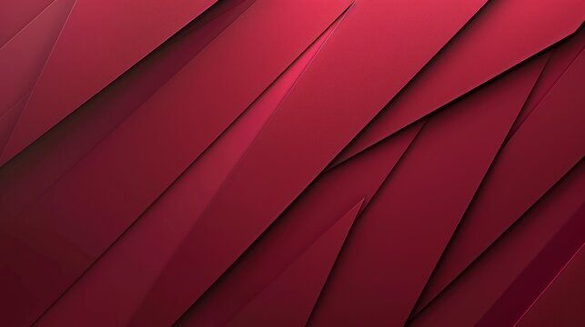 Abstract Red Geometric Shapes