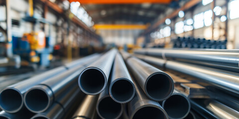 pipes in a factory