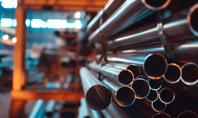 pipes in a factory