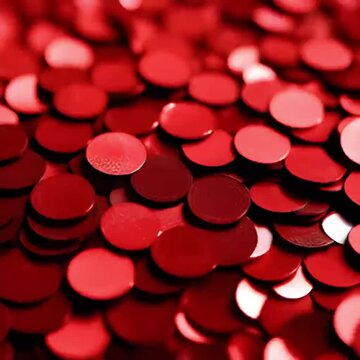 Abstract universal background of red sequins.