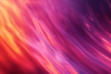 Red Orange Violet Glowing Abstract Gradient Background, Blurred Luminous Banner