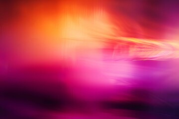 Red Orange Violet Glowing Abstract Gradient Background, Blurred Luminous Banner