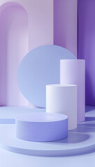 purple podium
