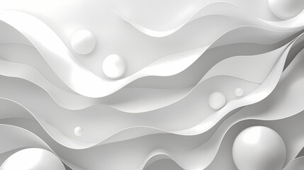 Modern White curve flat background for presentation