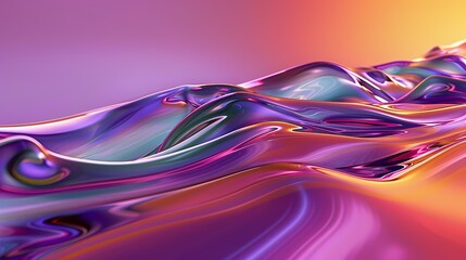 Smooth glass abstract purple and pink color background for tech and website banner 