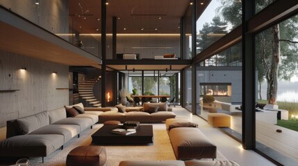 Architecture and Interior Design: Modern architecture, interior design trends, and cozy home environments.