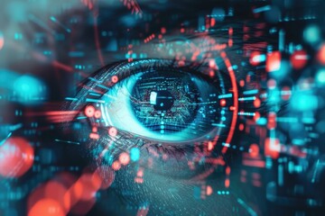 Obraz premium Cyber security is critical to doing business in the era of AI computing