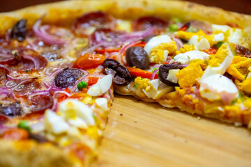 The best and most perfect Brazilian artisanal pizza