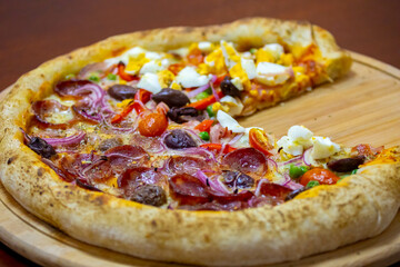 The best and most perfect Brazilian artisanal pizza