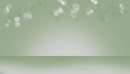 green luxury soft bokeh on a soft light background product presentation background
