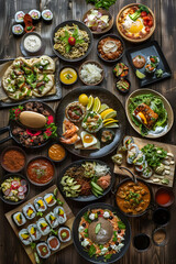 Global Cuisine Compilation: Exploring the Flavors of the World through a Multicultural Culinary Journey
