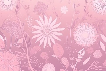 Fototapeta na wymiar seamless floral pattern made by midjourney