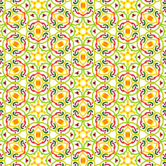 seamless pattern with flowers