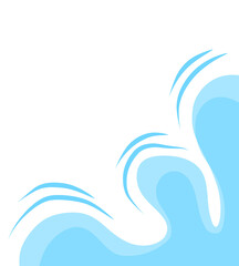 abstract blue background wave motif 