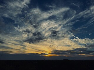 Looking at the clouds messing up in the air