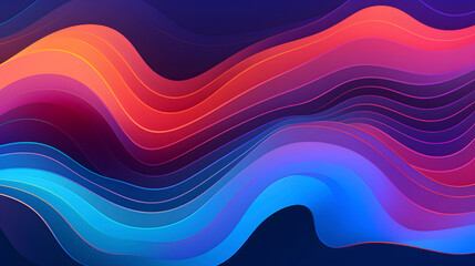 Digital blue and purple mountain curve abstract graphic poster web page PPT background