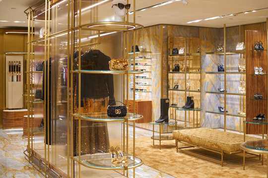 HONG KONG, CHINA - DECEMBER 05, 2023: Dolce and Gabbana store in Hong Kong.