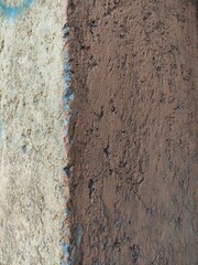 Brown and white wall of a in the city
