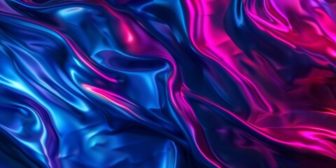 A digital abstract liquid art pattern with swirling blue and pink colors creating a mesmerizing...
