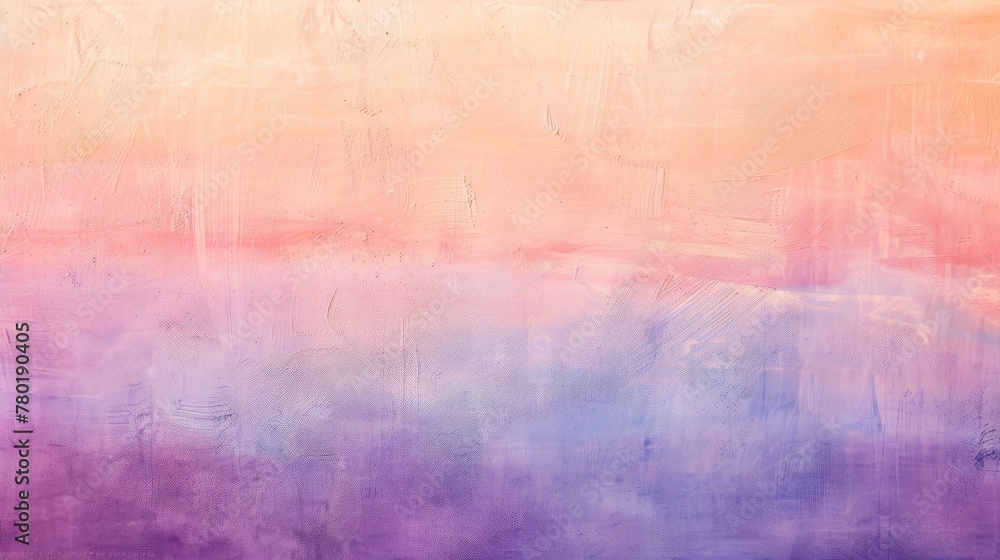 Poster soft pastel gradient transitioning smoothly from peach to lavender