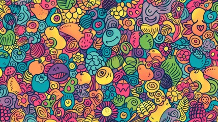 Vibrant Doodle Artwork
