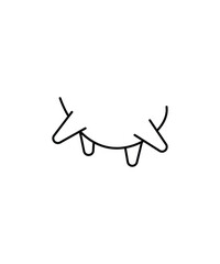 cow udder icon, vector best line icon.