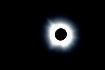 2024 Eclipse, Full Totality With Large Sized Corona -5995