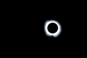2024 Eclipse, Full Totality With Medium Sized Corona-5996