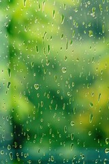 Rain on a windowpane, distorted light, a touch of melancholy