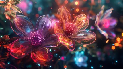 Enchanting and vibrant these nightblooming flowers create a stunningly colorful fireworks show.