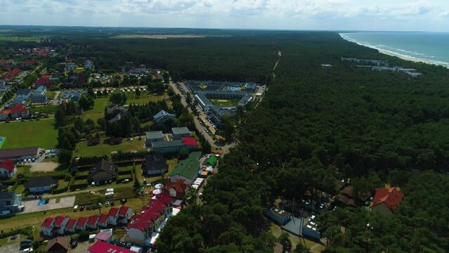 Beautiful Landscape Rowy Piekny Krajobraz Aerial View Poland