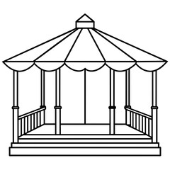 circus tent vector illustration