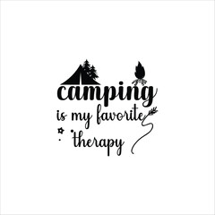 Camping  Quote, Camp lover Quotes, SVG Cut Files, Happy camper Quotes T Shirt Designs, SVG, EPS Cuttable Design File, Saying About Camping, Campfire Quotes Cut Files, SVG Bundle, Vector File