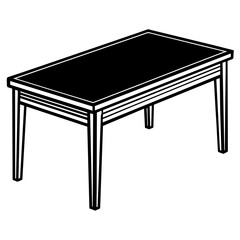 table isolated on white, black table on web silhouette vector illustration,icon,svg,table characters,Holiday t shirt,Hand drawn trendy Vector illustration,table on a white background