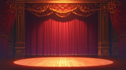 スポットライトを浴びた舞台10