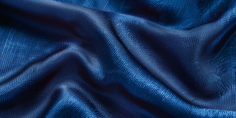 blue velvet fabric texture background, dark  blue cloth material for fashion design, blue silk satin,