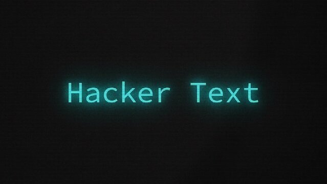 Hacker Text