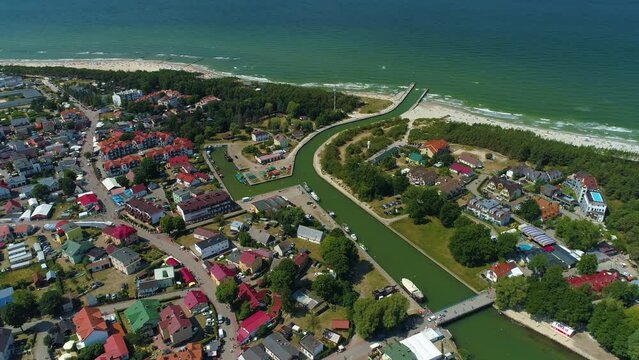 Beautiful Landscape Rowy Piekny Krajobraz Aerial View Poland