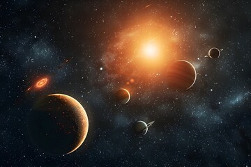 Exoplanets Abound in Majestic Celestial Tapestry of Galactic Splendor