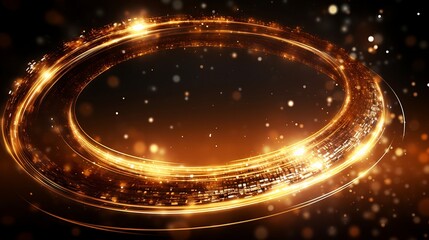 abstract background with glowing magic circle