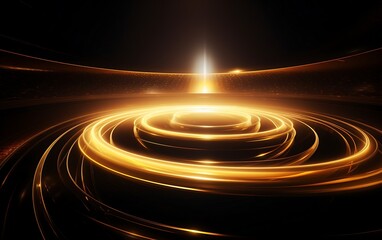 Abstract background. luminous swirling. Elegant glowing circle