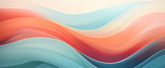 Amidst the silence of minimalist design, a lively gradient wave surges forth, its bold strokes painting a picture of fluidity and motion within the modern canvas.