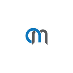 Fototapeta premium am logo design am vector logo am initial design 